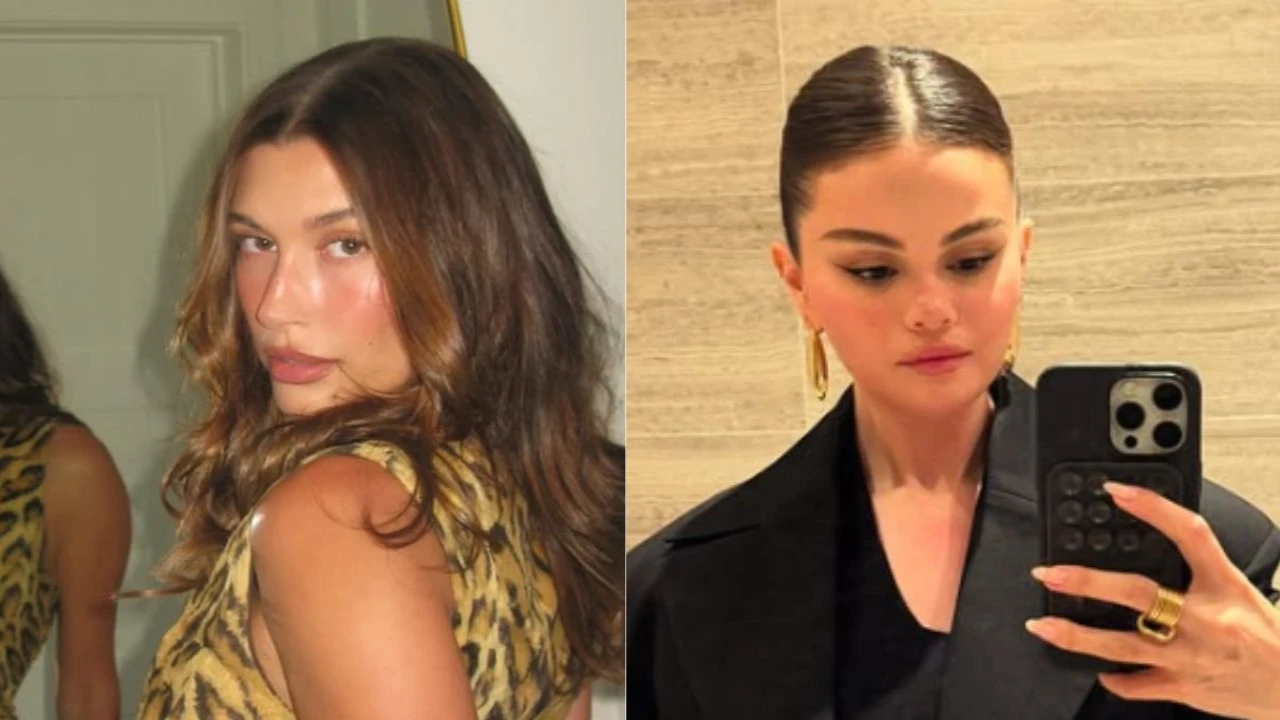 Hailey Bieber and Selena Gomez (via Instagram) (Image Courtesy: Instagram)