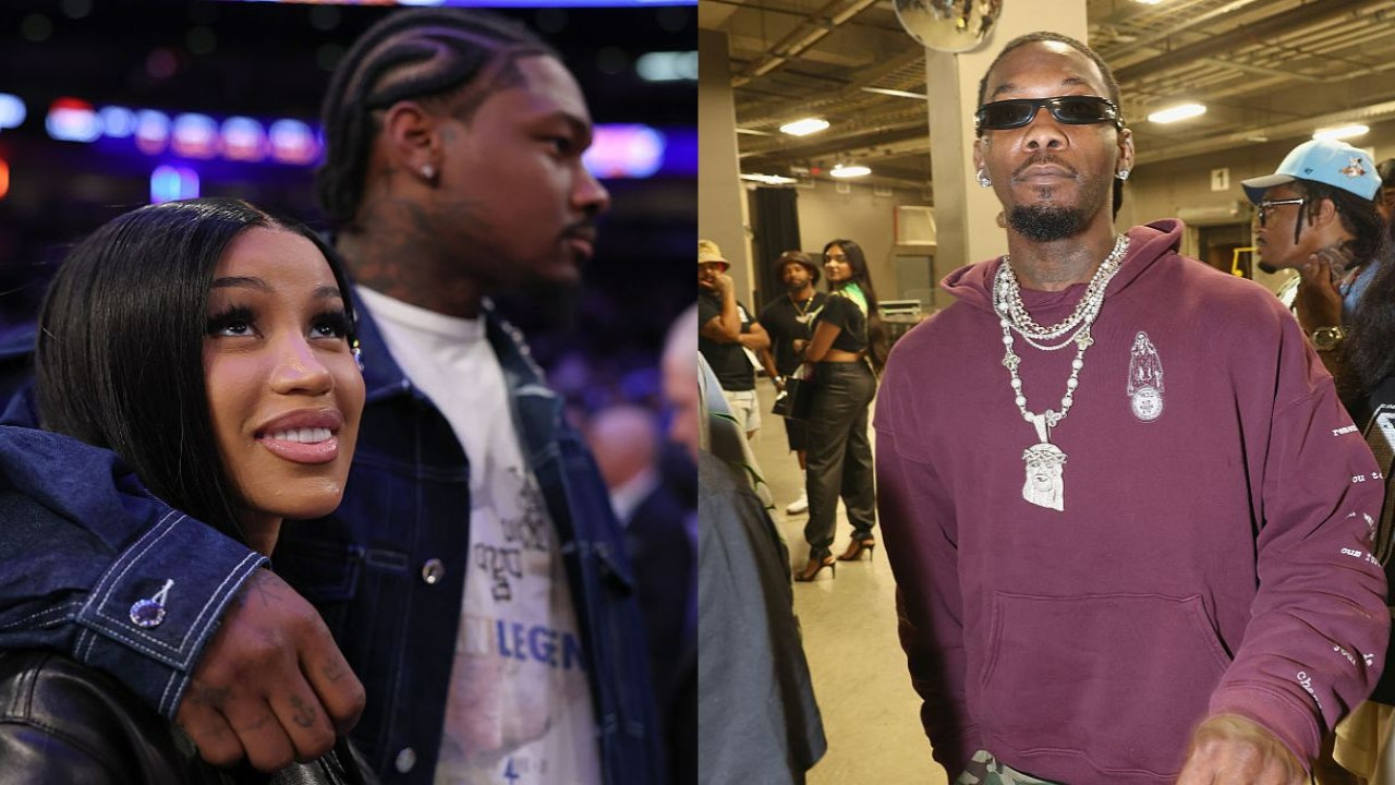 Offset, Cardi B and Stefon Diggs (Getty Images) Offset, Cardi B and Stefon Diggs