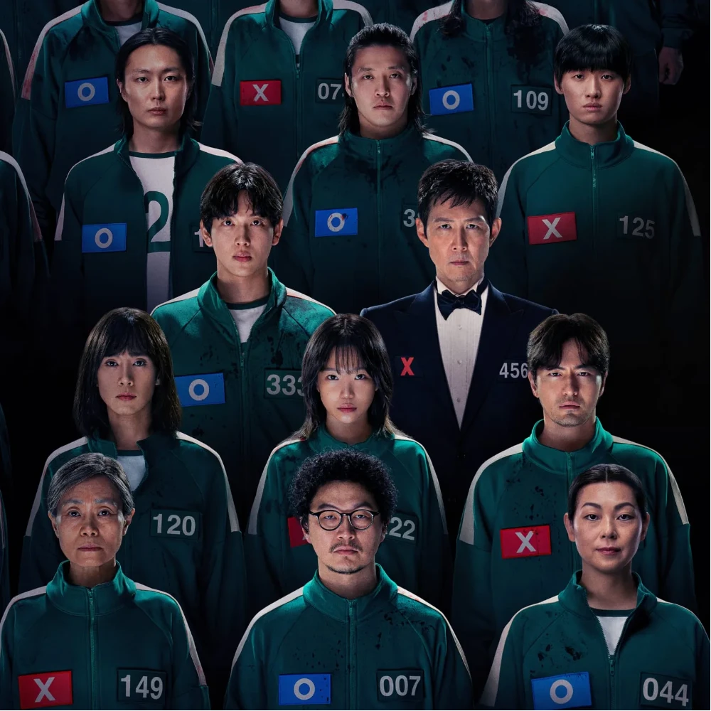 Squid Game 3 new poster asks fans to pick between Lee Jung Jae in tuxedo and unmasked Lee Byung Hun, hints at final survivors