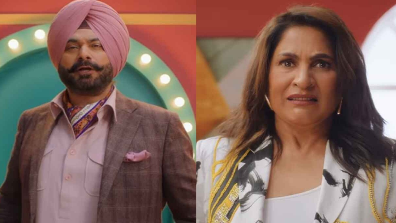 Navjot Singh Sidhu joins The Great Indian Kapil Show (Pic Credit: Netflix Instagram) Navjot Singh Sidhu joins The Great Indian Kapil Show