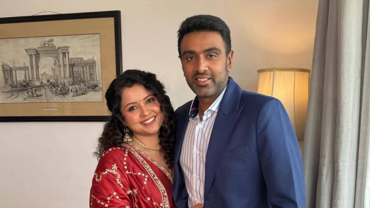 Prithi Narayanan and R. Ashwin via Instagram Instagram