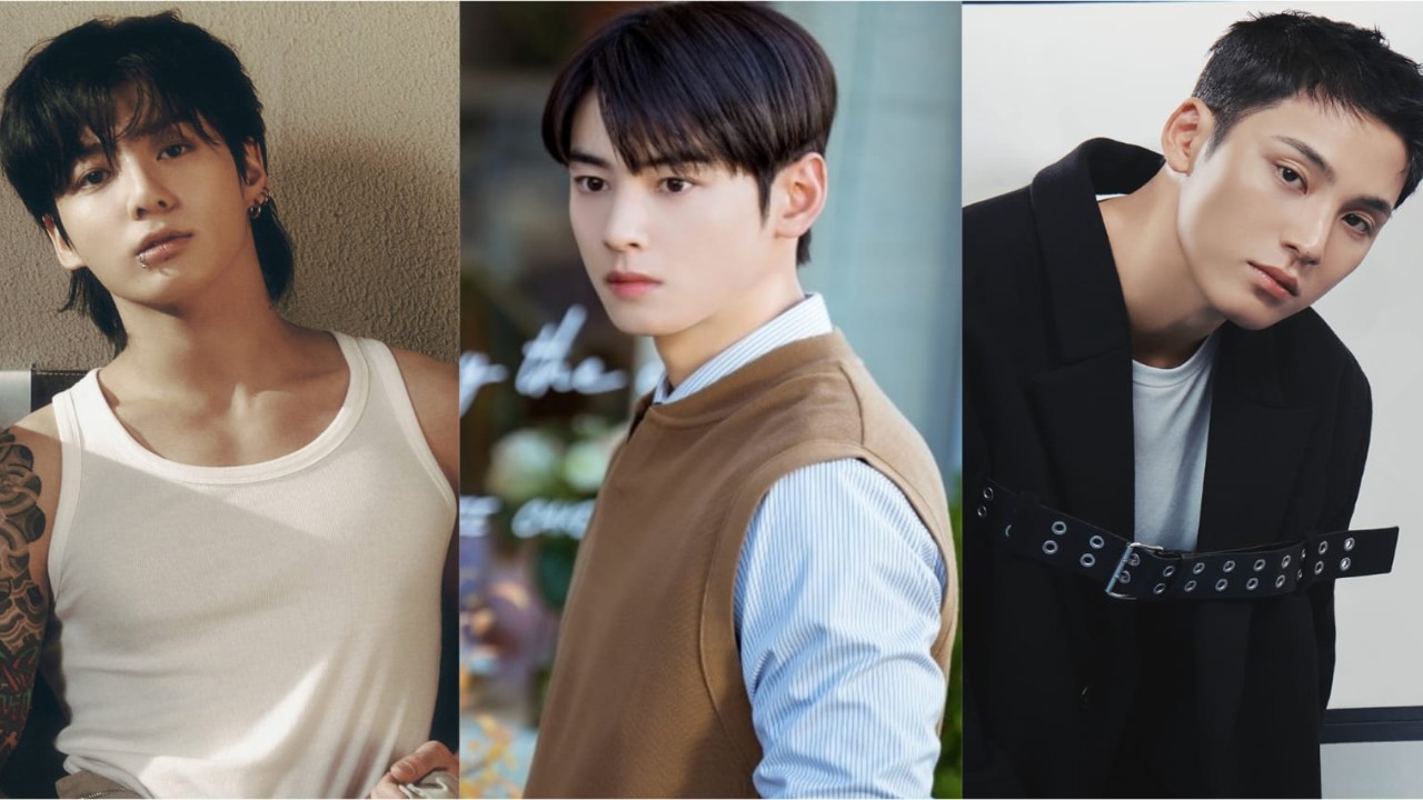 Jungkook, Cha Eun Woo, Mingyu: Courtesy of BTS, MBC, SEVENTEEN X Jungkook, Cha Eun Woo, Mingyu: Courtesy of BTS, MBC, SEVENTEEN X