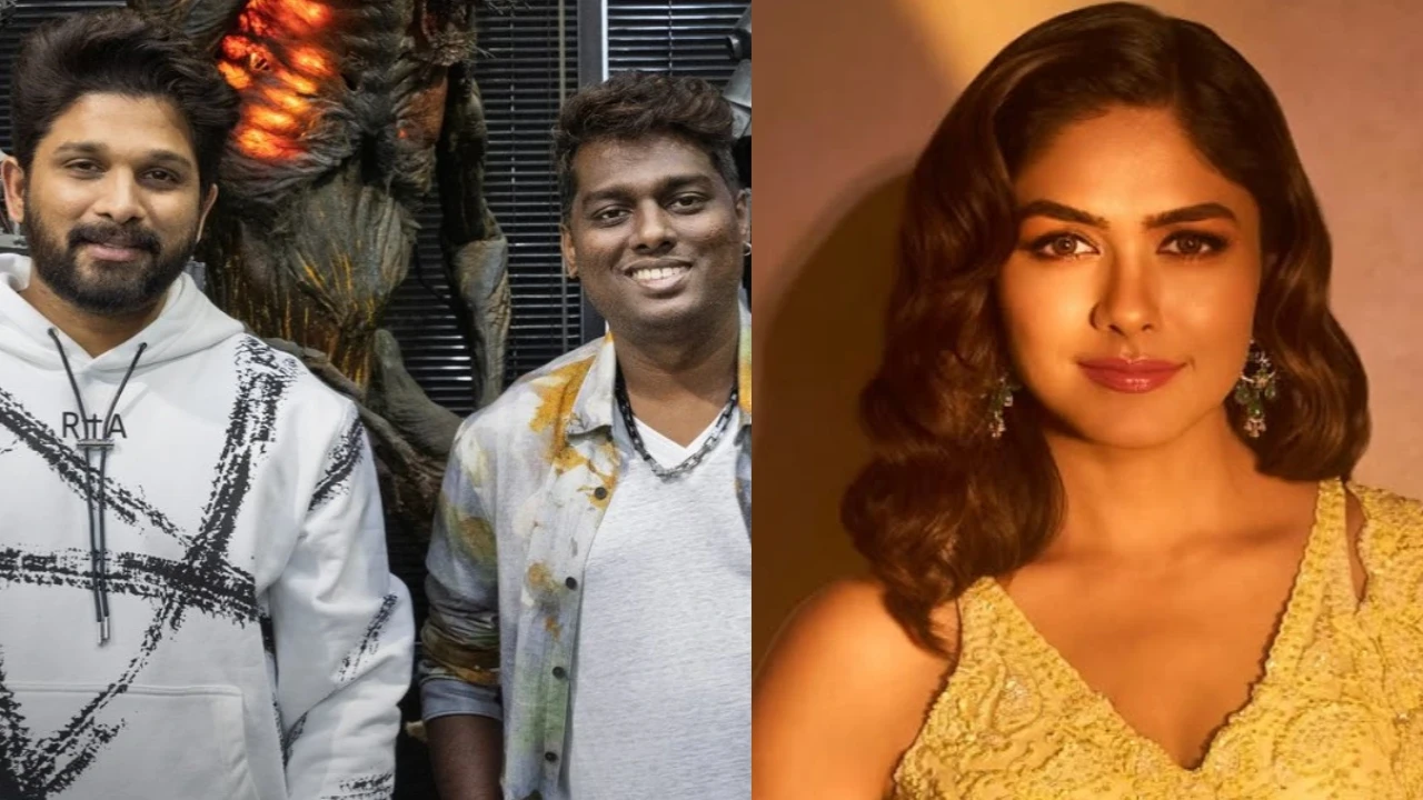 AA22xA6: Allu Arjun and Mrunal Thakur shoot for Atlee directorial’s VFX portions in Mumbai (PC: Sun Pictures/Mrunal Thakur, X/IG) AA22xA6: Allu Arjun and Mrunal Thakur shoot for Atlee directorial’s VFX portions in Mumbai