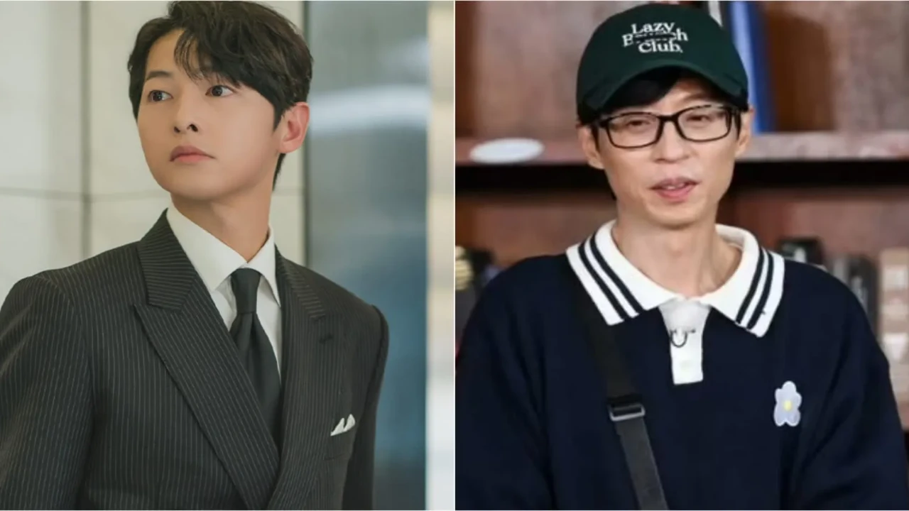 Song Joong Ki, Yoo Jae Suk: Courtesy of tvN, SBS Song Joong Ki, Yoo Jae Suk: Courtesy of tvN, SBS