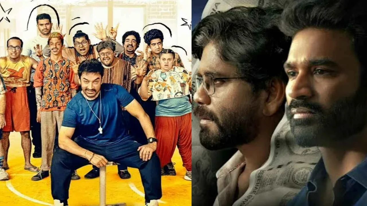 List of movies releasing on June 20 in theaters (Pic Credit: Aamir Khan Talkies, Aditya Music YouTube) Sitare Zameen Par, Kuberra
