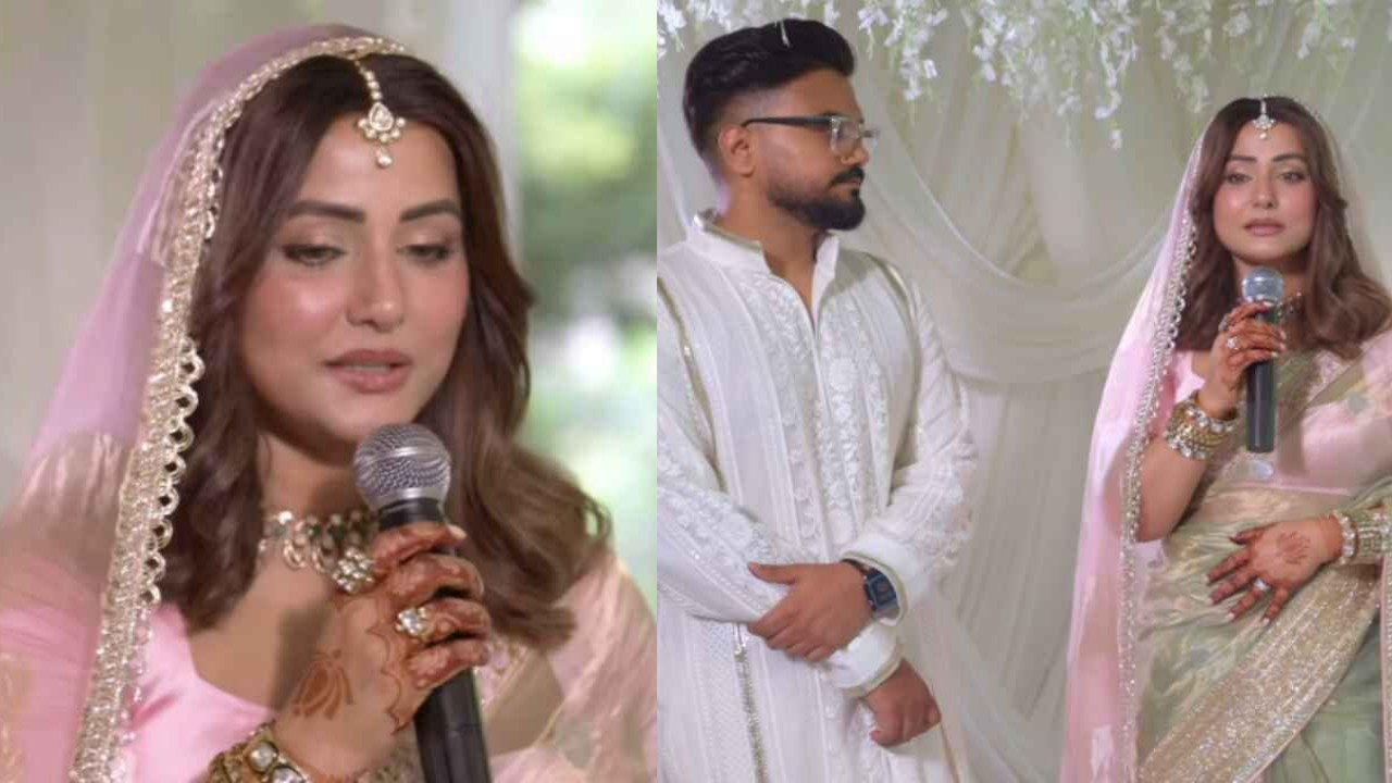 Hina Khan in tears as she opens up on her wedding with Rocky Jaiswal (Pic Credit: Knotting Bells) Hina Khan, Rocky Jaiswal