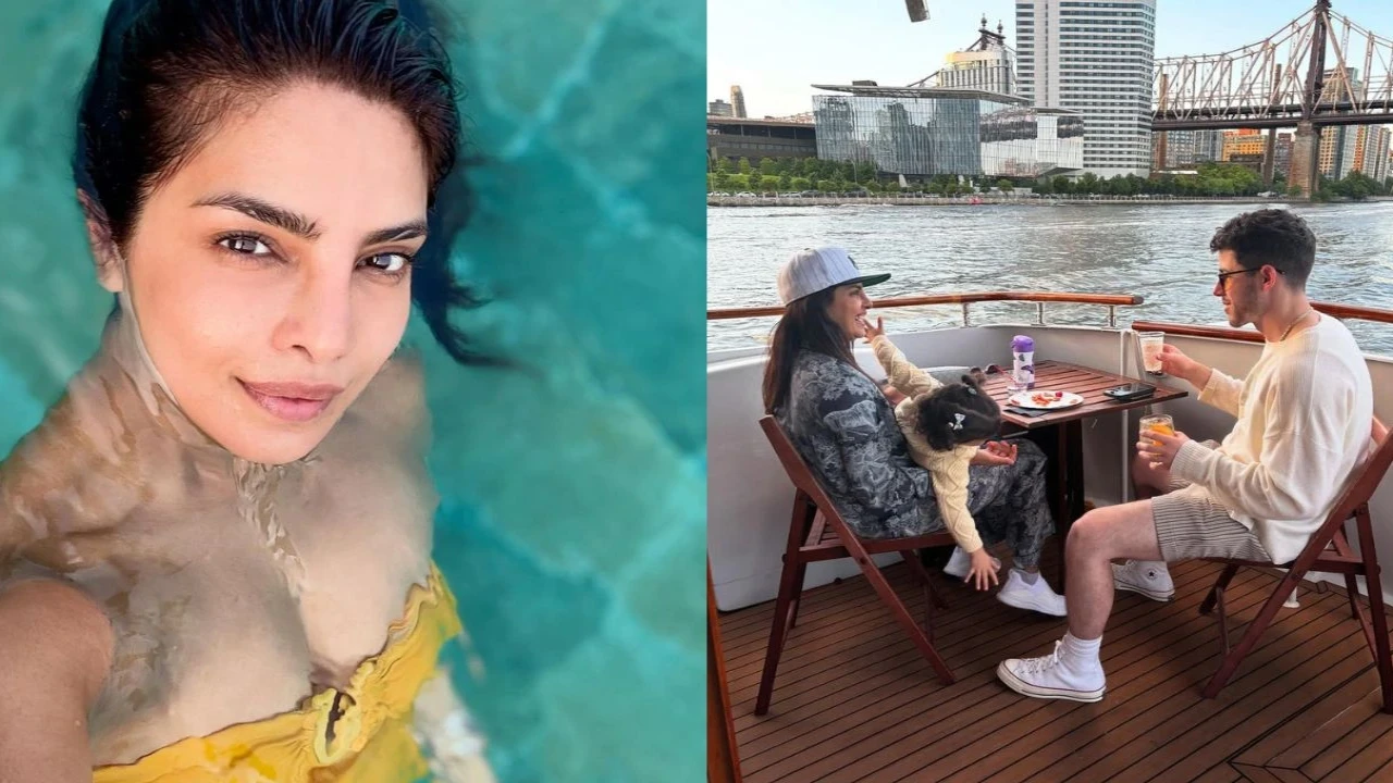Priyanka Chopra, Nick Jonas with daughter: courtesy of Priyanka Chopra's Instagram Priyanka Chopra, Nick Jonas with daughter: courtesy of Priyanka Chopra's Instagram