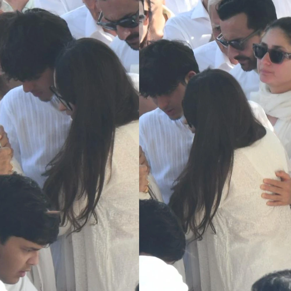 PICS: Karisma Kapoor's son Kiaan breaks down as he bids farewell to father Sunjay Kapur at his last rites