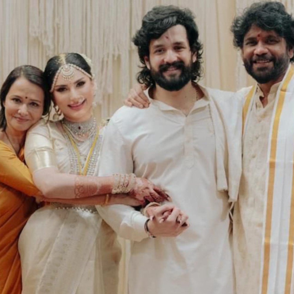 New Pics: Akhil Akkineni and Zainab Ravdjee are now married, Prashanth Neel and others attend
