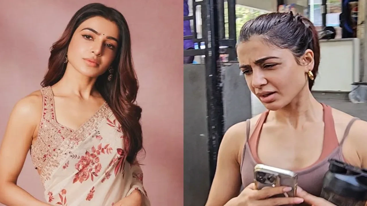 Watch: Samantha Ruth Prabhu looks irritated on phone call, avoids paps and rushes to car post workout at gym (PC: Samantha IG, APH) Watch: Samantha Ruth Prabhu looks irritated on phone call, avoids paps and rushes to car post workout at gym