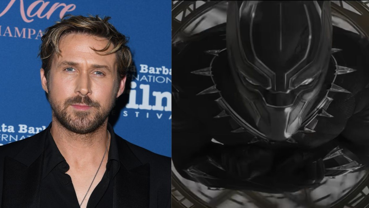Ryan Gosling and Black Panther (via Getty Images and YouTube) (Image Courtesy: Getty Images and YouTube)