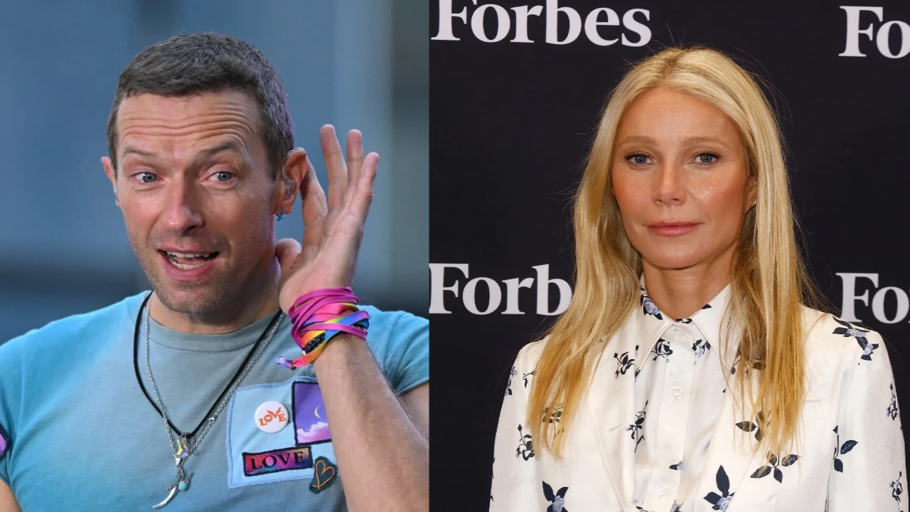 Chris Martin and Gwyneth Paltrow via Getty Images Getty Images