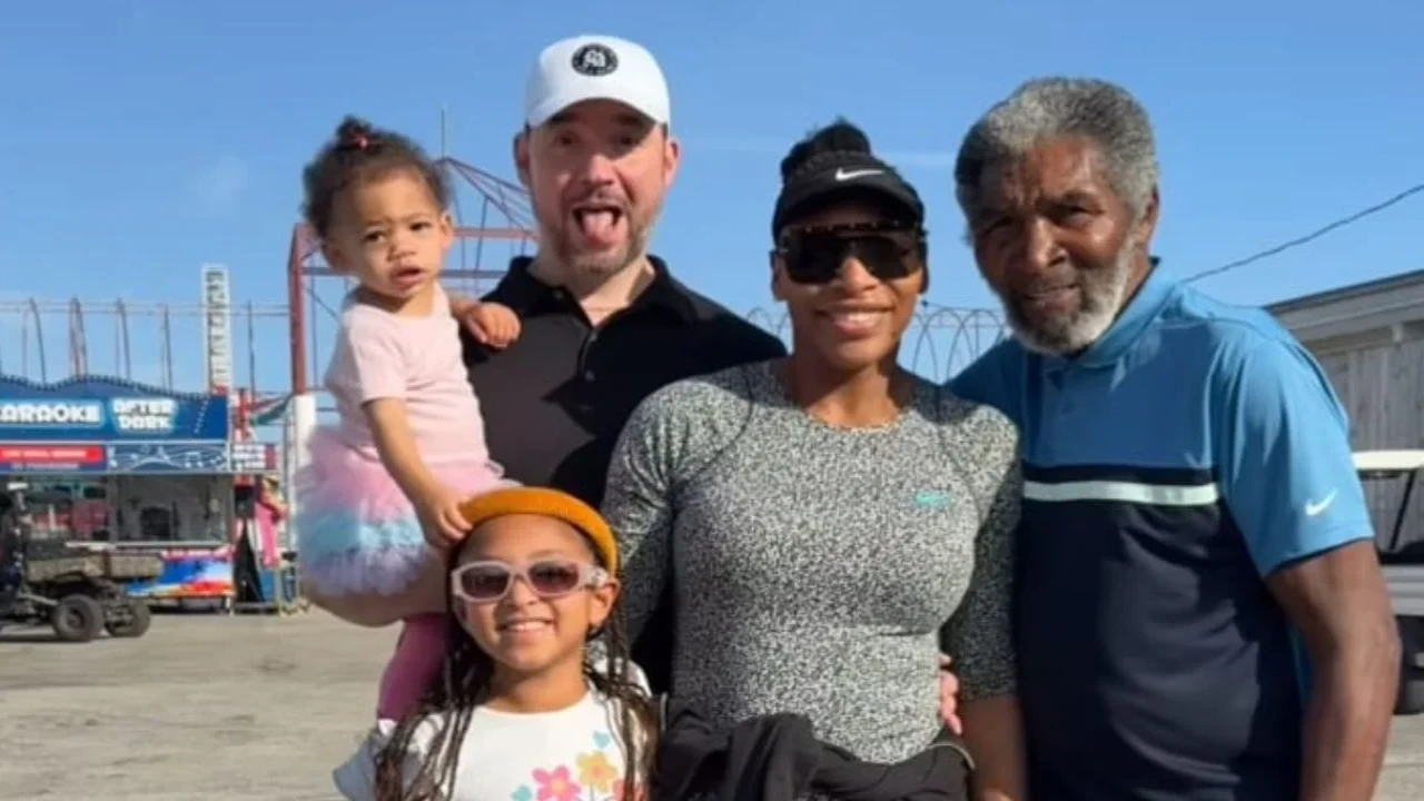 Alexis Olympia Ohanian Jr., Adira River Ohanian, Alexis Ohanian, Serena Williams, & Richard Williams (via Instagram) Alexis Olympia Ohanian Jr., Adira River Ohanian, Alexis Ohanian, Serena Williams, & Richard Williams (via Instagram)