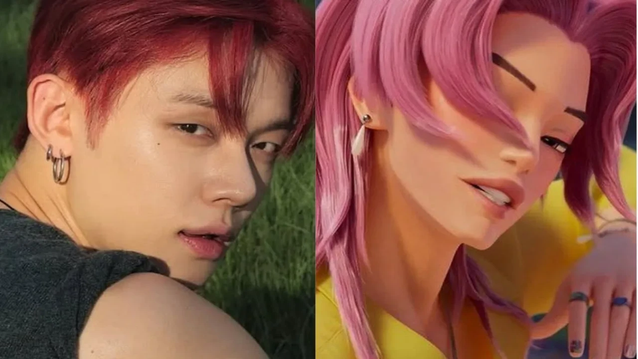 Yeonjun, KPop Demon Hunters' Romance: courtesy of BIGHIT MUSIC, Netflix Yeonjun, KPop Demon Hunters' Romance: courtesy of BIGHIT MUSIC, Netflix