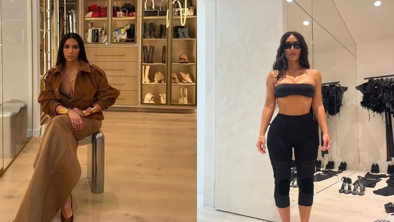 Inside Kim Kardashian’s closet: Ambient lights to mirrored walls, 7 chic ideas for your vanity design (PC: Kim Kardashian IG) Inside Kim Kardashian’s closet: Ambient lights to mirrored walls, 7 chic ideas for your vanity design
