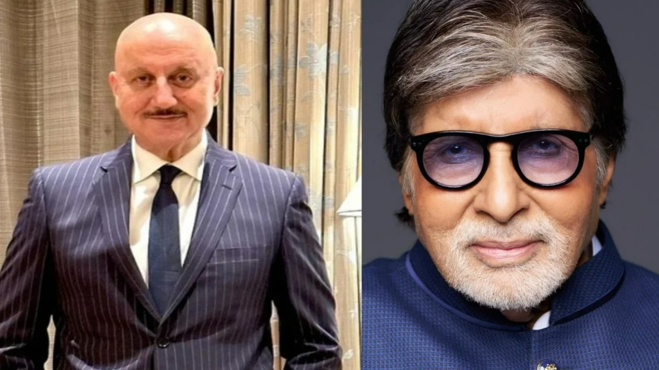 Anupam Kher, Amitabh Bachchan