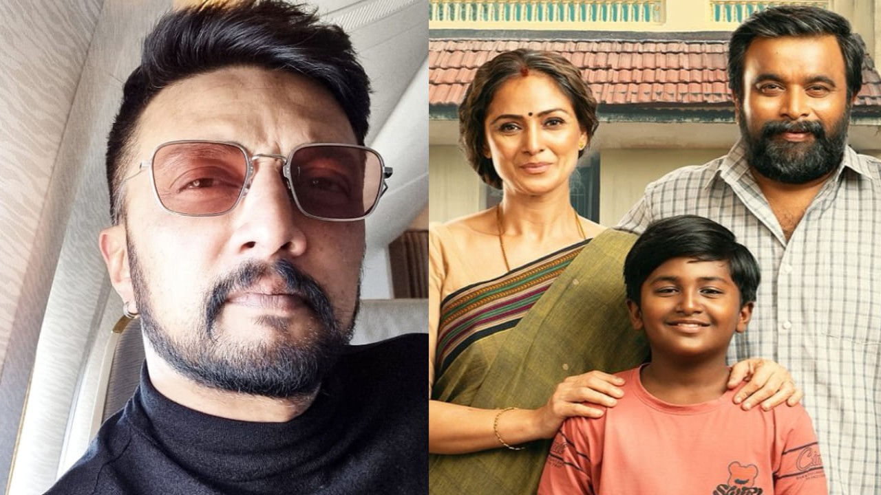 Kichcha Sudeepa’s review of Sasikumar, Simran’s Tourist Family (PC: Kichcha Sudeepa/Million Dollar Studios, FB/X) Kichcha Sudeepa’s review of Sasikumar, Simran’s Tourist Family