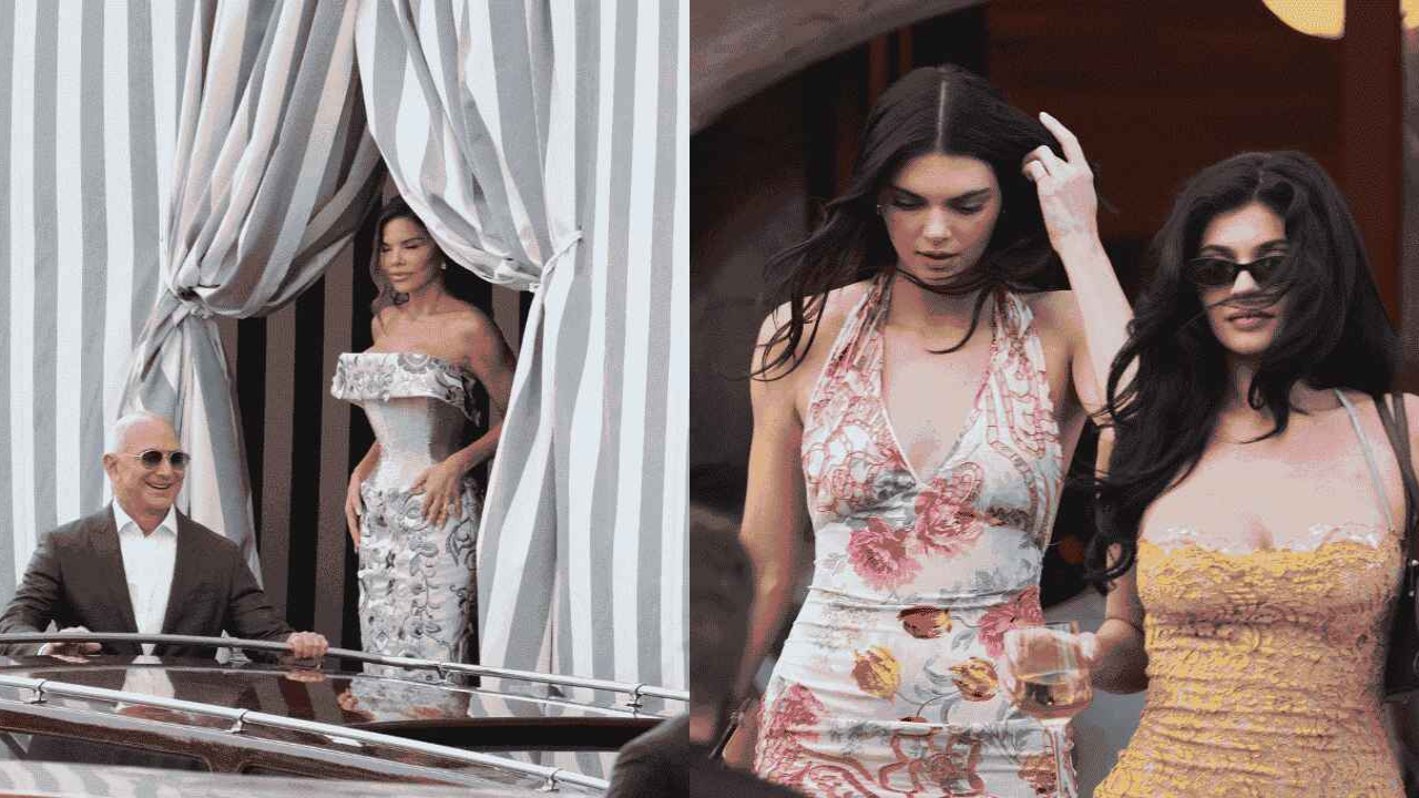 Jeff Bezos-Lauren Sanchez, Kylie Jenner-Kendall Jenner via Getty Images Getty Images