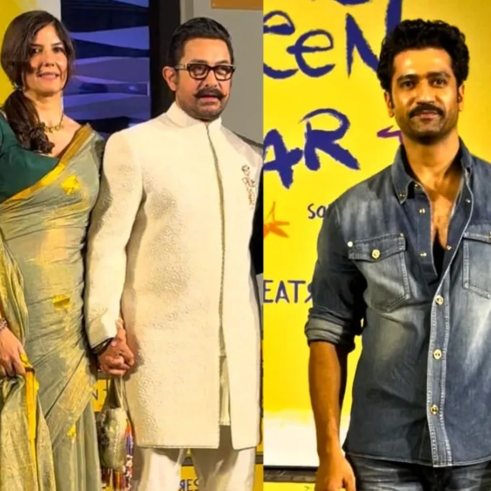 Sitaare Zameen Par Movie Premiere: Aamir Khan holds girlfriend Gauri Spratt’s hand, Tiger Shroff, Vicky Kaushal, Javed Akhtar and others arrive