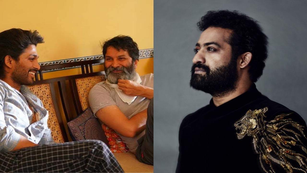 Allu Arjun out, Jr NTR in? Here's everything you want to know about Trivikram Srinivas project (PC: Trivikram Srinivas FB, Jr NTR on X) Allu Arjun out, Jr NTR in? Here's everything you want to know about Trivikram Srinivas project