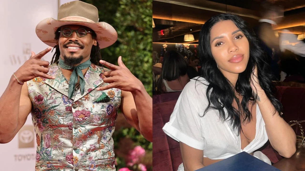 Cam Newton (via Getty Images), Jasmin Brown (via Instagram) Cam Newton (via Getty Images), Jasmin Brown (via Instagram)