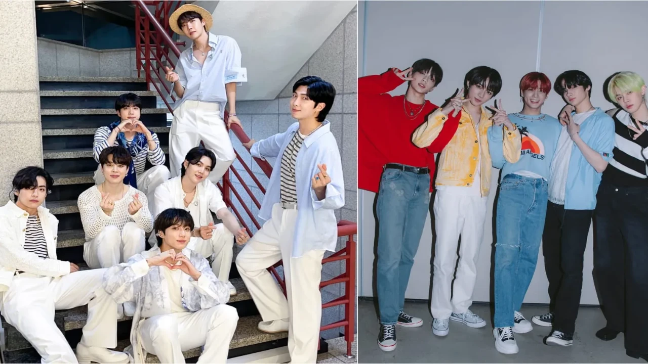 BTS, TXT: Courtesy of BTS, TXT X BTS, TXT: Courtesy of BTS, TXT X