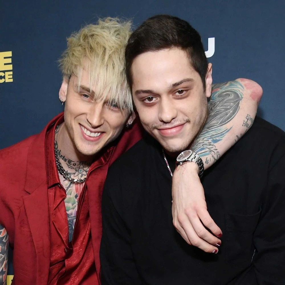 Machine Gun Kelly and Pete Davidson's Kids to Party Together? Rapper Reacts to Baby News With Elsie Hewitt