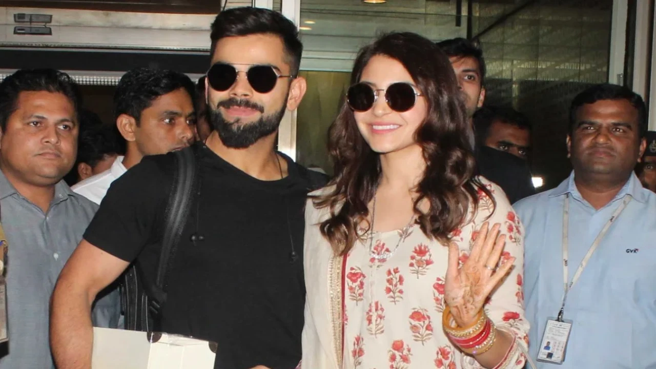(Picture credit: Pinkvilla) Virat Kohli’s hand gestures to answer why Anushka Sharma couldn't attend Yuvraj Singh’s dinner party are too cute to miss