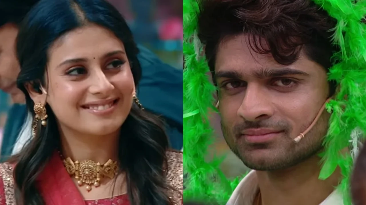 (Pic Credit: Colors TV Instagram) Abhishek Kumar, Isha Malviya