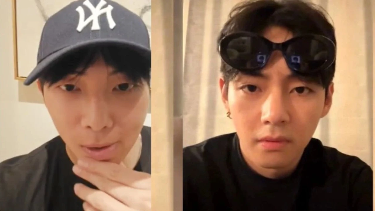 RM, V: courtesy of BTS' Weverse RM, V: courtesy of BTS' Weverse
