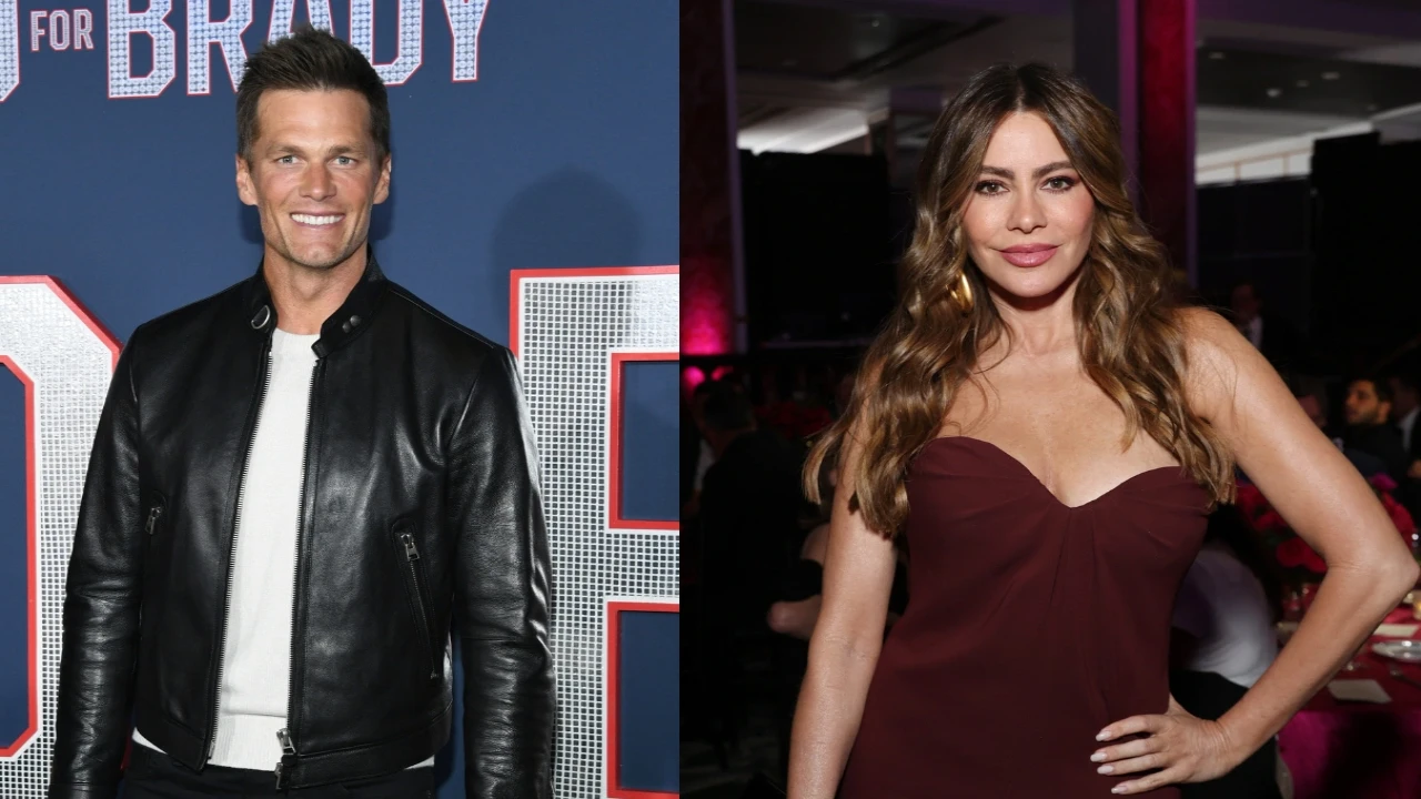 Tom Brady and Sofia Vergara via Getty Images Getty Images