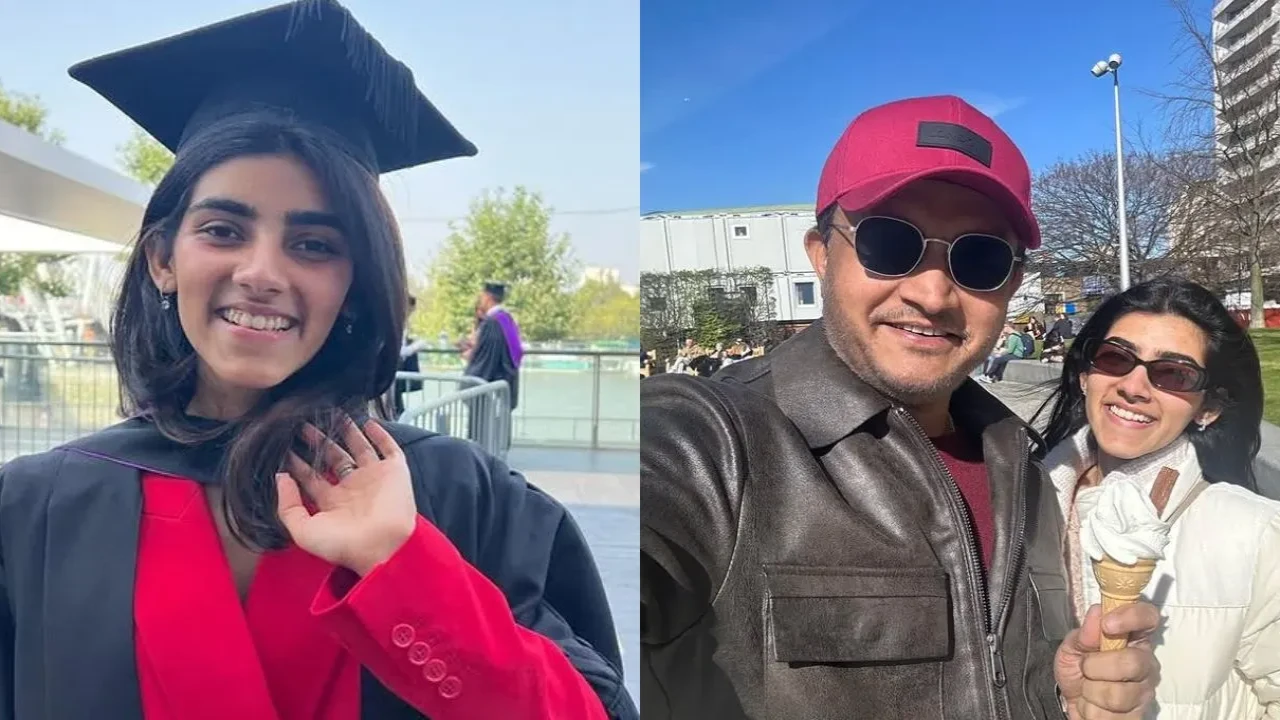 Meet Sourav Ganguly’s 23-year-old daughter Sana, UCL alumni and trained classical dancer who earns lakhs as consultant (PC: Sourav on IG) Meet Sourav Ganguly’s 23-year-old daughter Sana, UCL alumni and trained classical dancer who earns lakhs as consultant