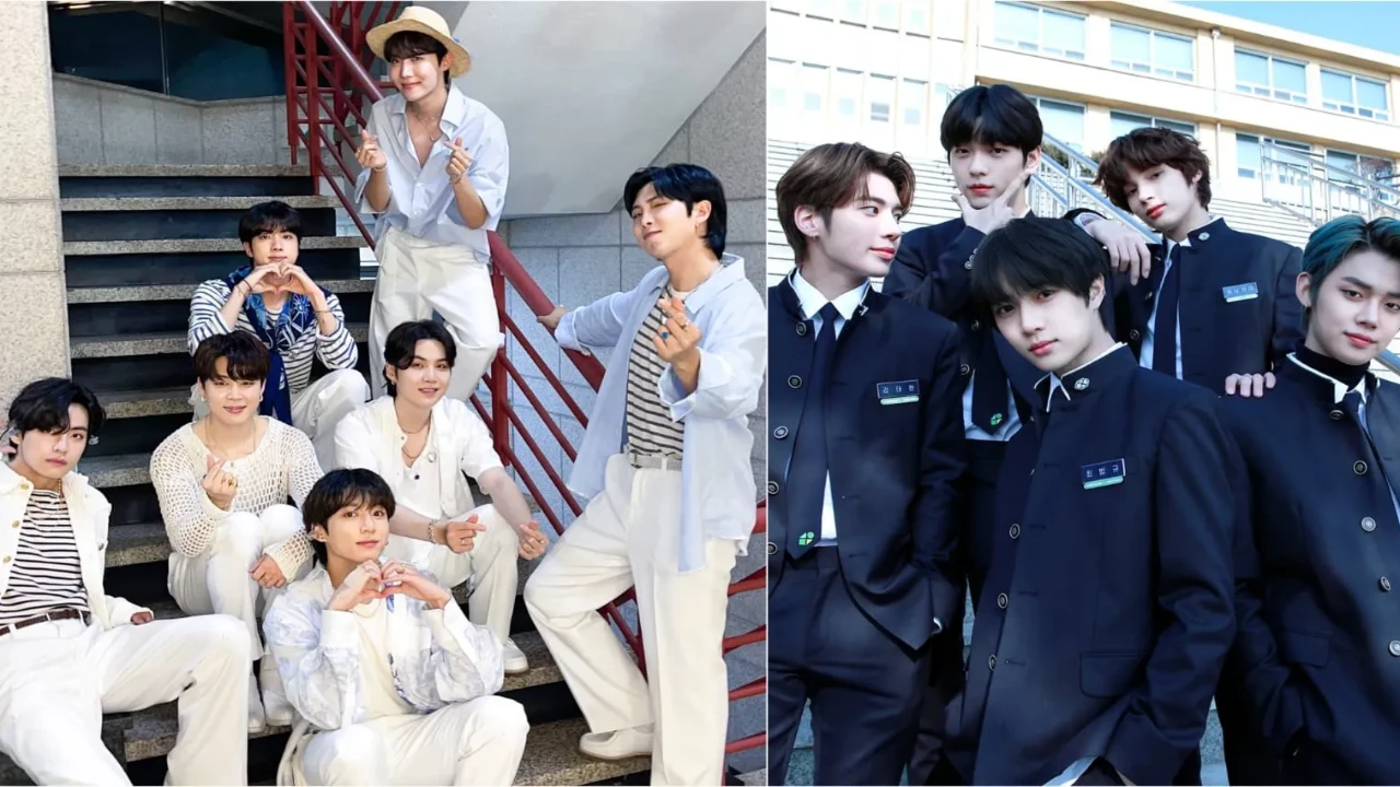 BTS, TXT: Courtesy of BTS, TXT twitter BTS, TXT: Courtesy of BTS, TXT twitter