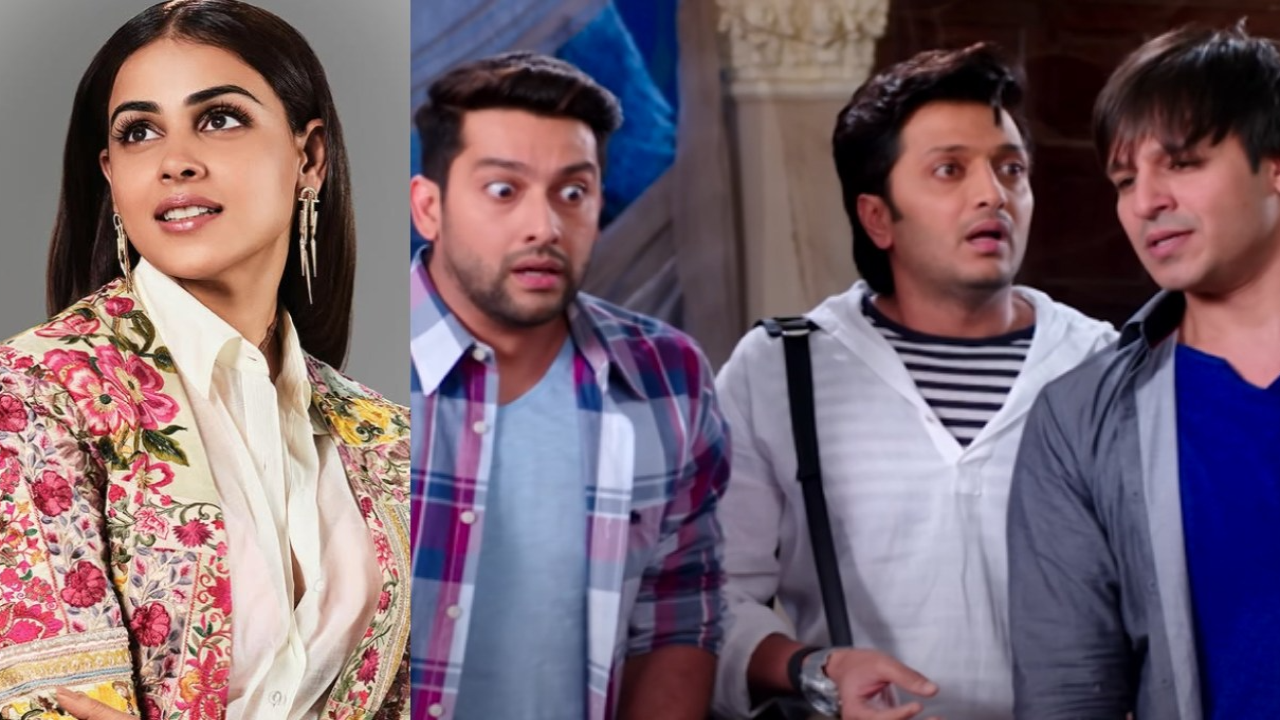 Genelia Deshmukh to make cameo in Masti 4? Actress shoots for song in Riteish Deshmukh, Aftab Shivdasani, Vivek Oberoi's film