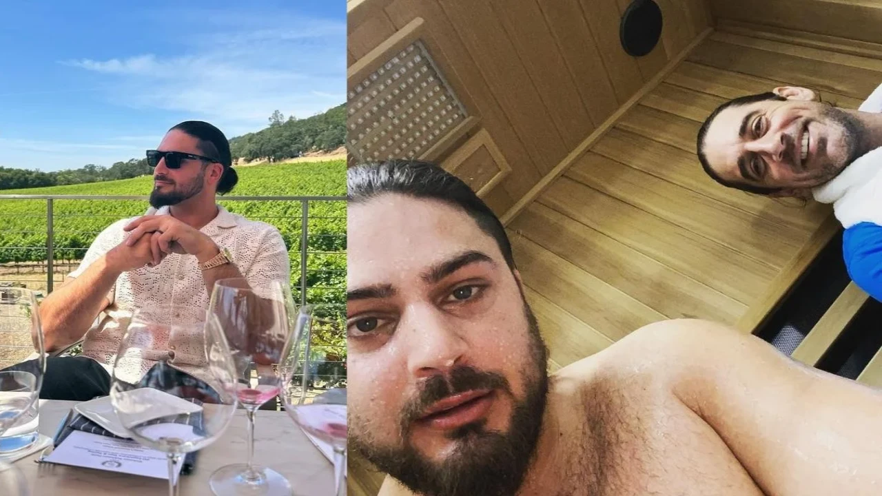 David Bakhtiari, Aaron Rodgers (via Instagram)