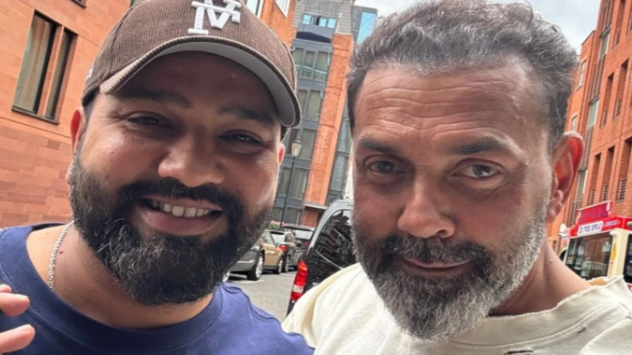 Rohit Sharma & Bobby Deol (via Instagram)