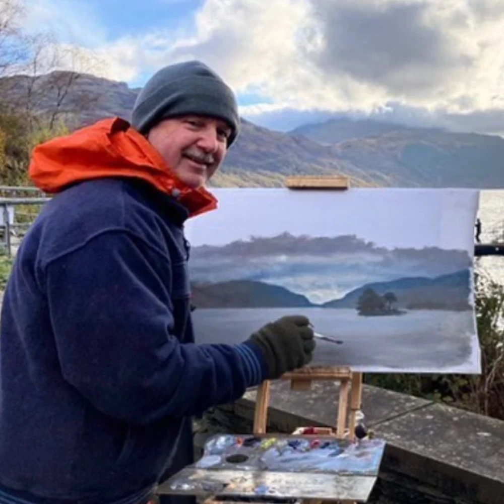 Did you know Sachin Tendulkar’s old rival, former England wicketkeeper Jack Russell is now a painter in London?