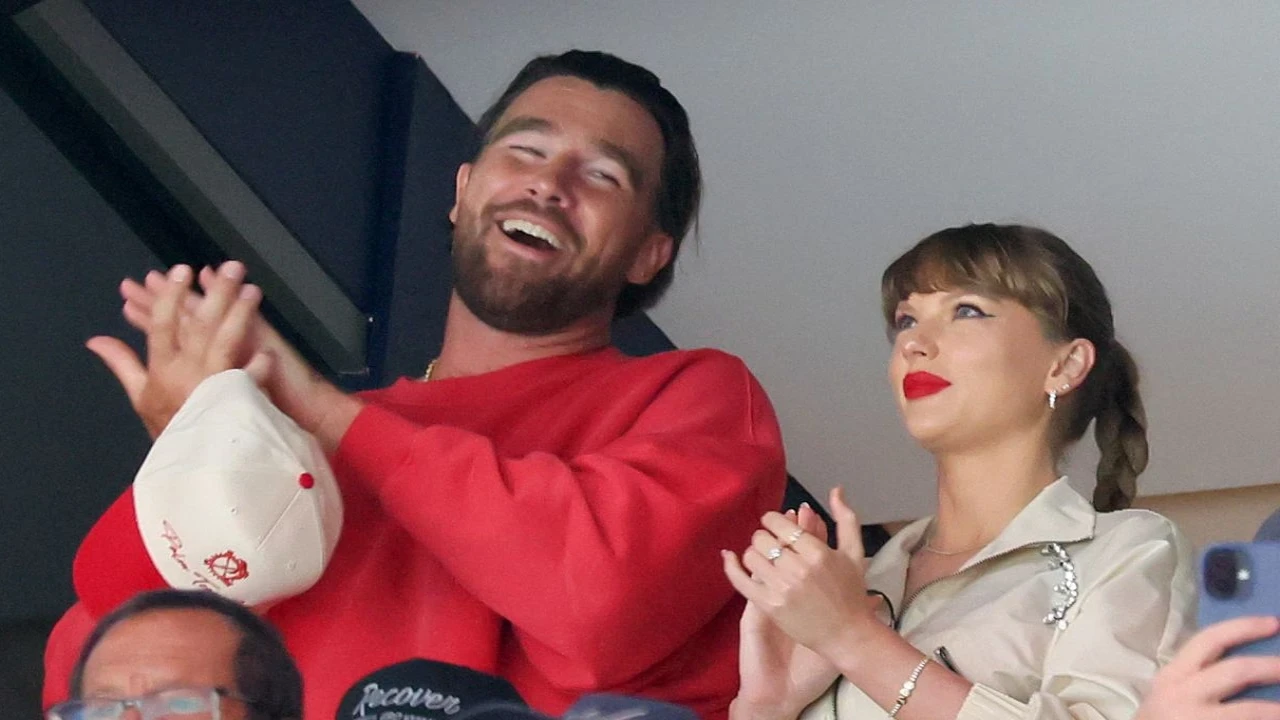 Travis Kelce and Taylor Swift (via Getty Images) (Image Courtesy: Getty Images)