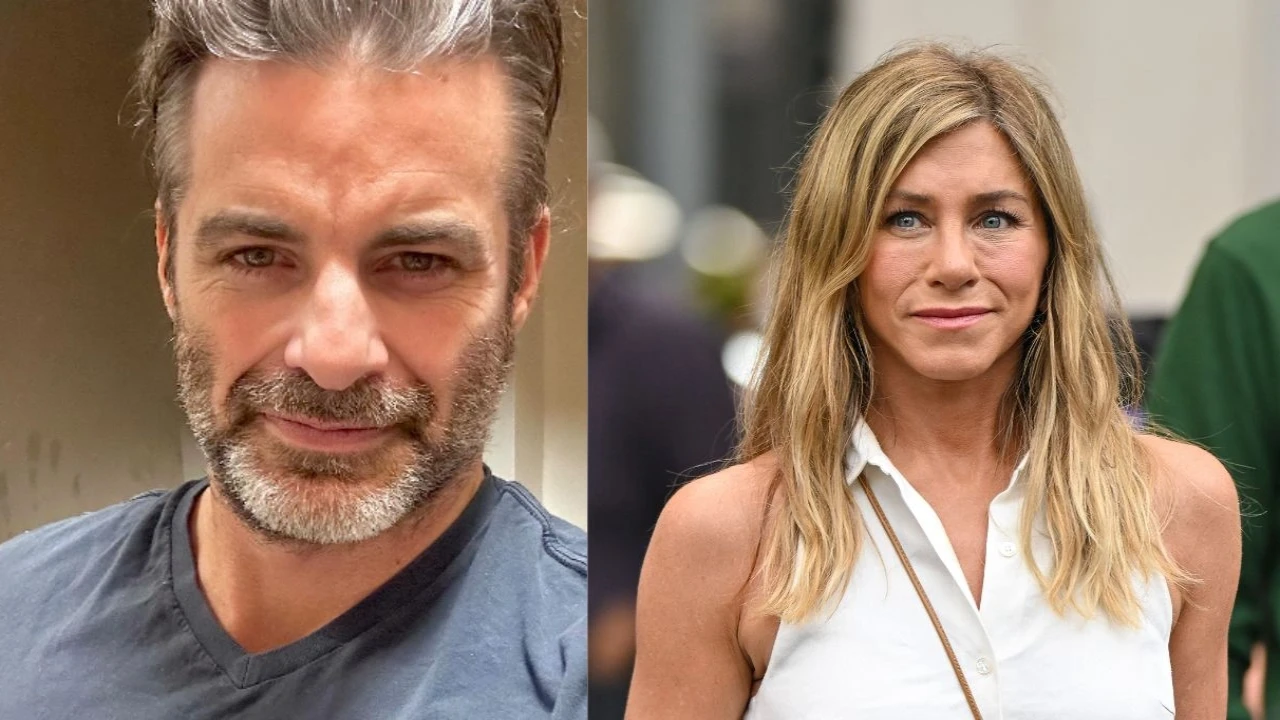 Jim Curtis and Jennifer Aniston (via Instagram and Getty Images) (Image Courtesy: Instagram and Getty Images)