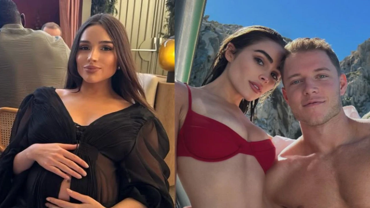 Olivia Culpo-Christian McCaffrey Welcome First Baby Colette Annalise, See Their Sweet H...