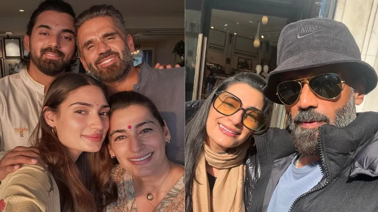 Suniel and Mana Shetty
