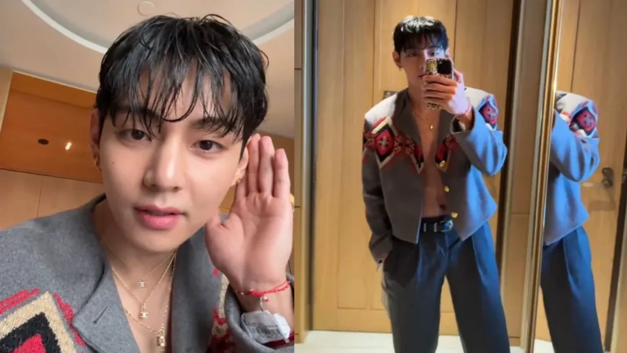 V: courtesy of BTS' Weverse V: courtesy of BTS' Weverse