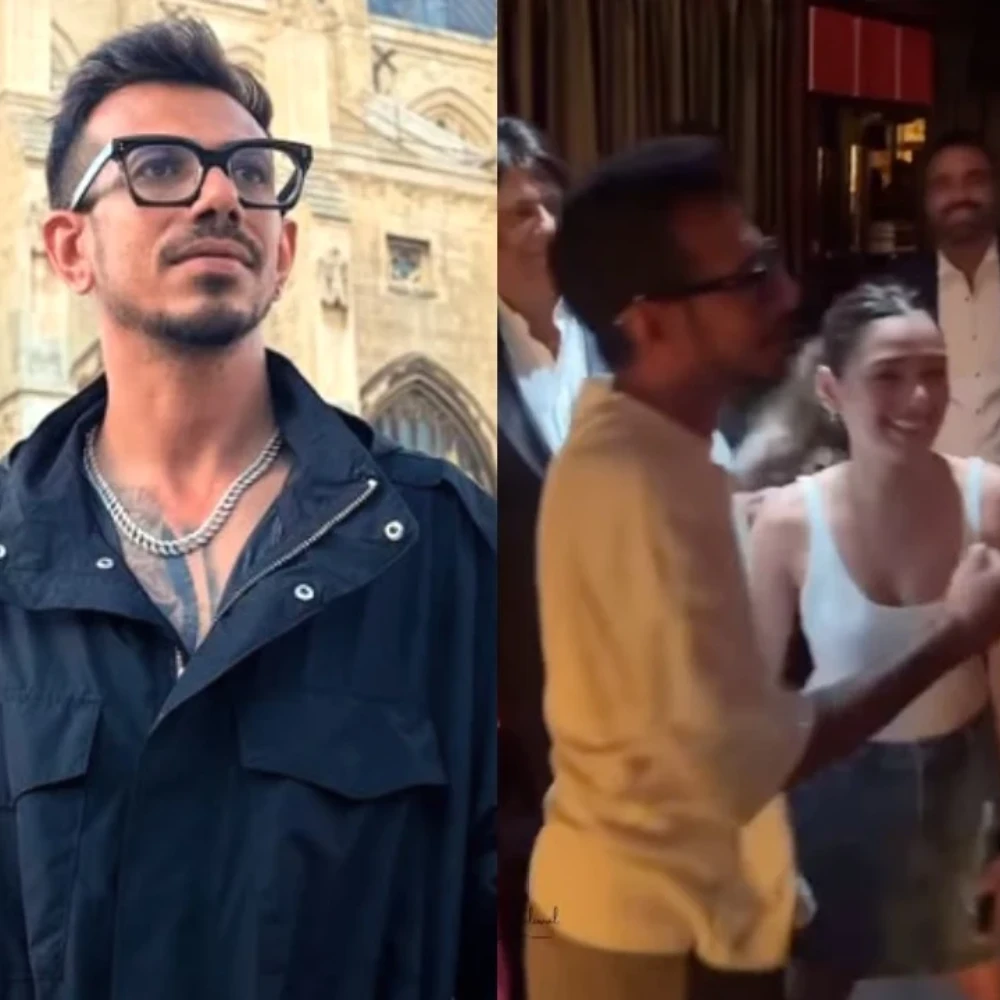 Yuzvendra Chahal gives tight hug to rumored GF RJ Mahvash as they celebrate his birthday in London – VIDEO
