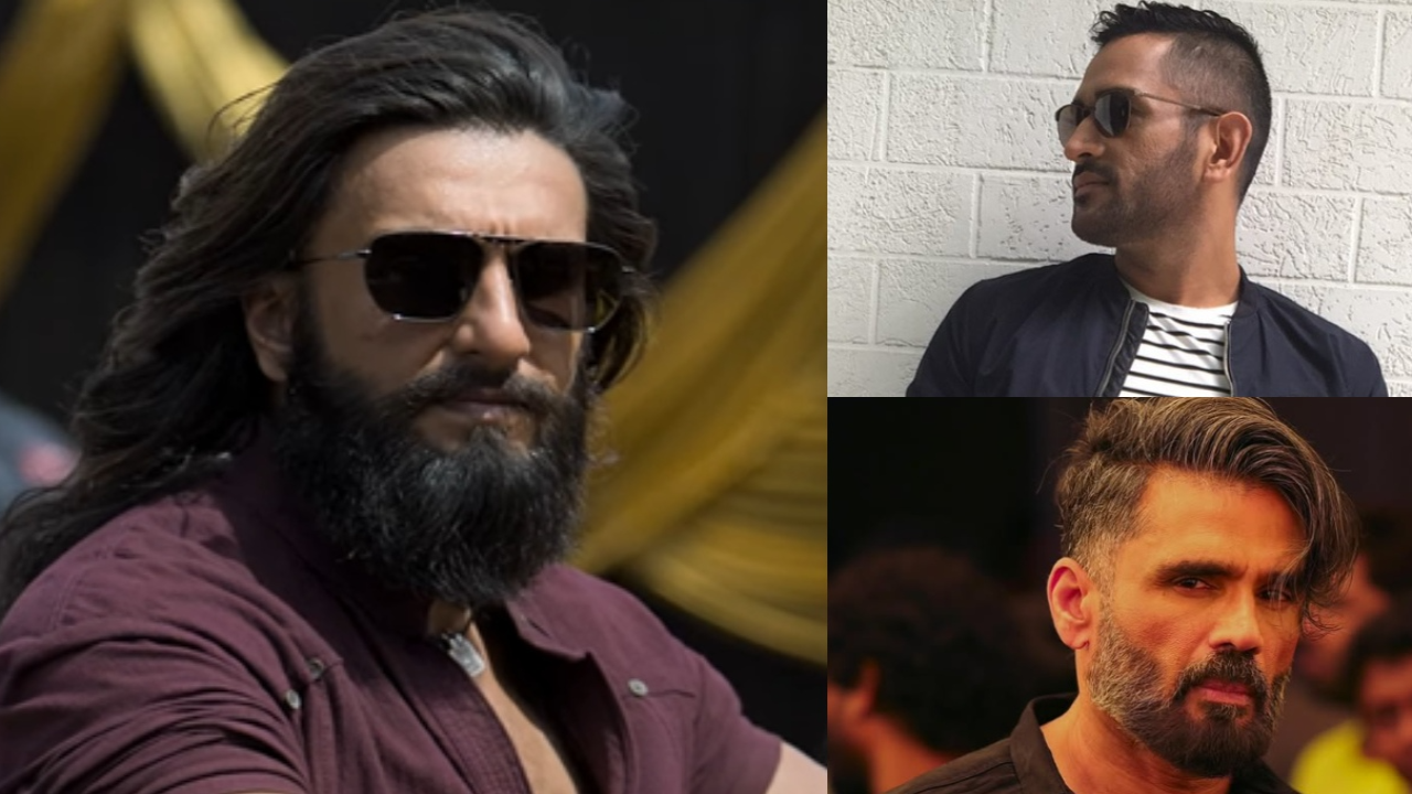 Ranveer Singh buys himself Rs 4.57 crore Hummer on birthday. Picture courtesy: Jio Studios/YouTube, MS Dhoni and Suniel Shetty/Instagram Ranveer Singh joins MS Dhoni and Suniel Shetty's club, buys himself Rs 4.57 crore Hummer on birthday