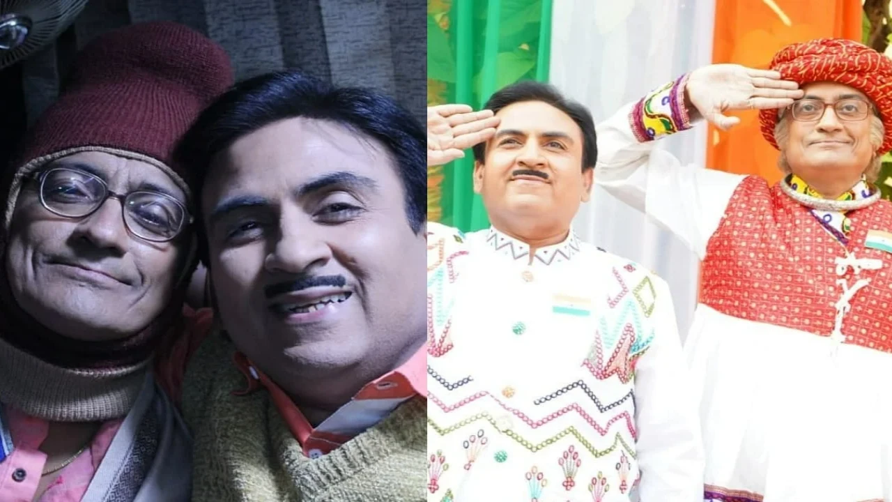 Did you know Champaklal is younger than Jethalal in real life? (Pic Credit: Amit Bhatt Instagram) Amit Bhatt, Dilip Joshi
