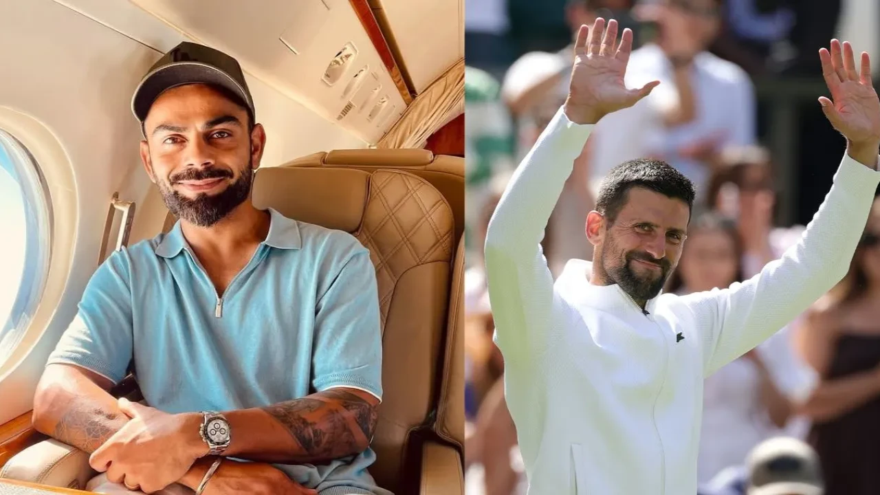 Virat Kohli gets a response from Novak Djokovic as he lends support to Tennis legend at...