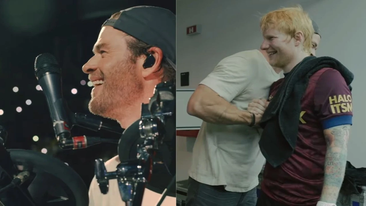 Chris Hemsworth and Ed Sheeran (via Instagram/Ed Sheeran) (Image Courtesy: Instagram)