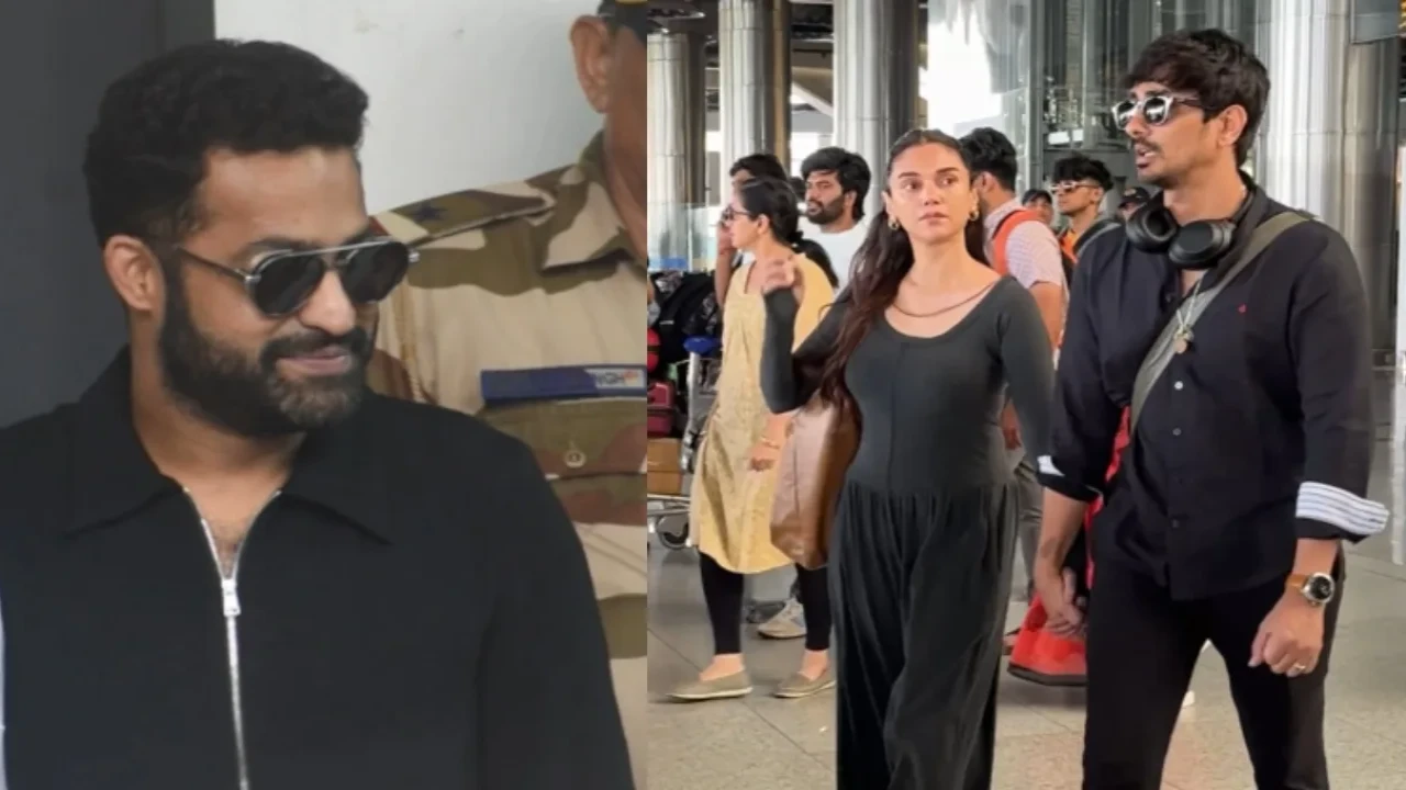 Jr NTR jets off from Mumbai after completing War 2 shoot, obliges fans with selfies at airport (PC: NTRNeel on X, Kamlesh Nand) Jr NTR jets off from Mumbai after completing War 2 shoot, obliges fans with selfies at airport