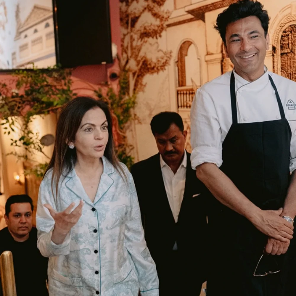 Nita Ambani and Isha Ambani visit Vikas Khanna's Bungalow in NYC, opt for a no-makeup, dewy glam