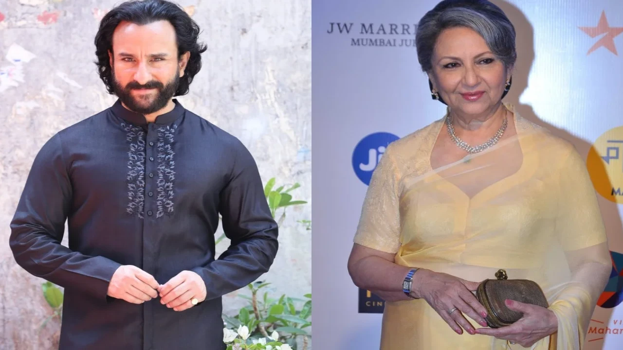 Did Saif Ali Khan share a strained bond with mom Sharmila Tagore due to her weeks-long absences? (Picture credit: Pinkvilla) Did Saif Ali Khan share a strained bond with mom Sharmila Tagore due to her weeks-long absences?